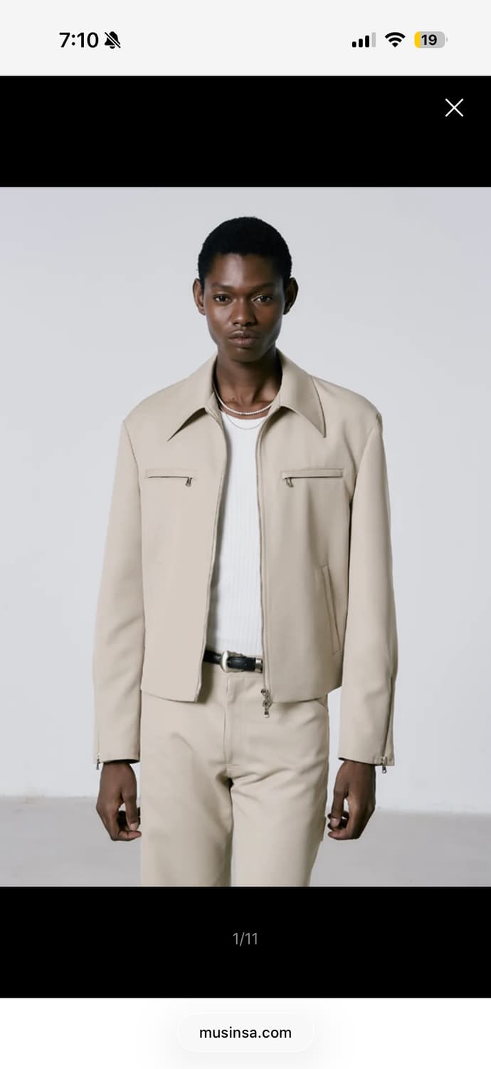 세비지 워크자켓 베이지 XL 상품이미지1