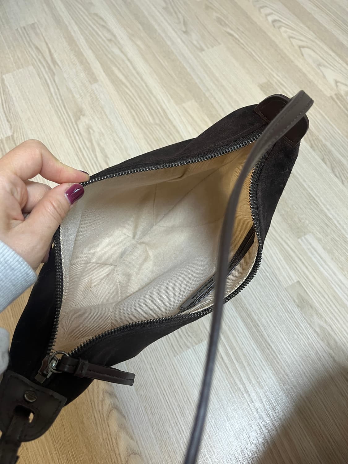 아카이브 앱크 러브 문 백 스웨이드 브라운 상품이미지4