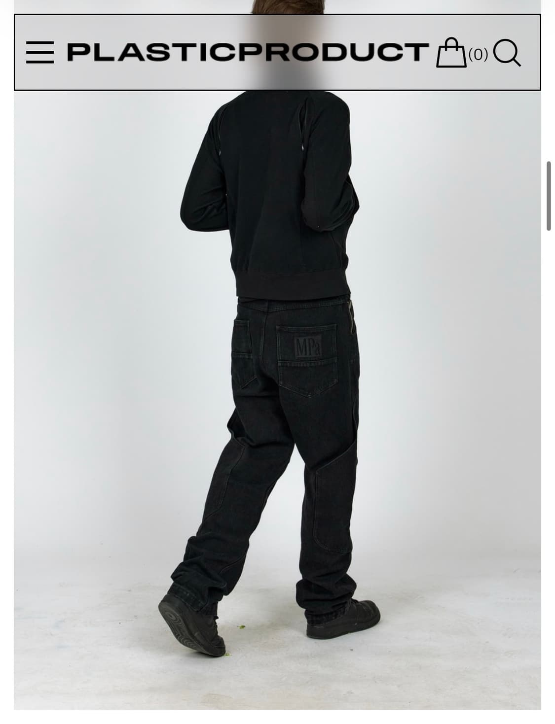 MPa CALF POCKET PANTS (BLACK) 상품이미지2