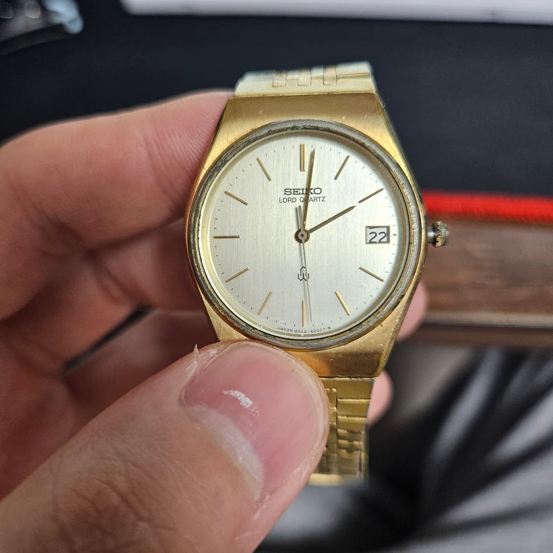 80s Seiko Lord Quartz Gold 시계 세이코 상품이미지8