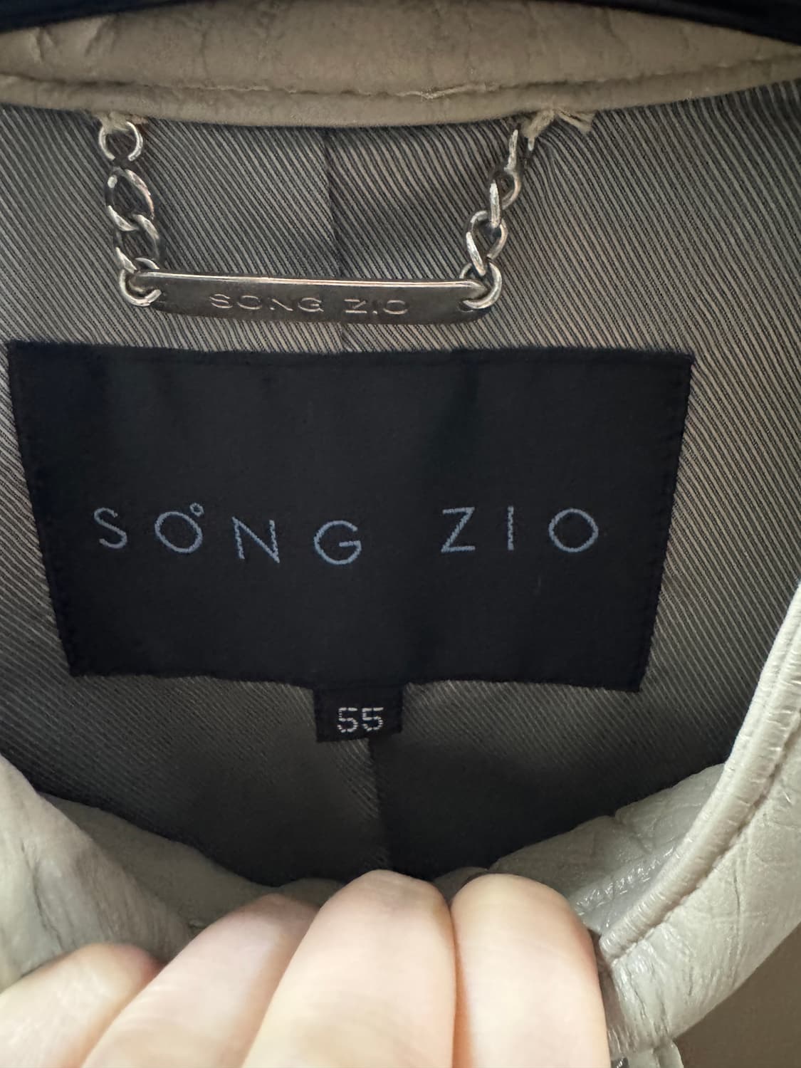 송지오 양가죽자켓 85 상품이미지3