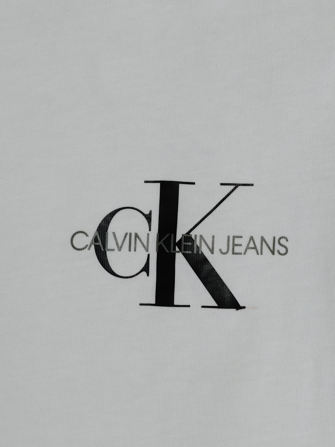 Calvin Klein 캘빈클라인 여성 화이트 반팔라운드티 상품이미지4