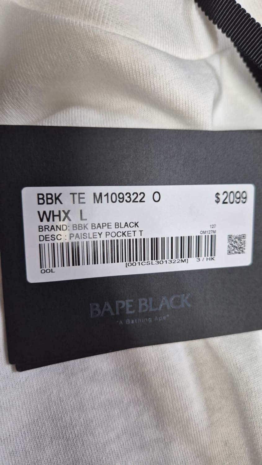 베이프 블랙   L사이즈 BAPE Black 상품이미지4