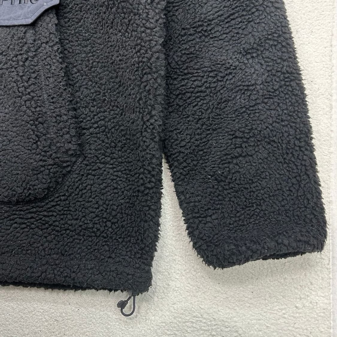 내셔널지오그래픽 차퍼 플리스 뽀글이 아노락 블랙 L 상품이미지2