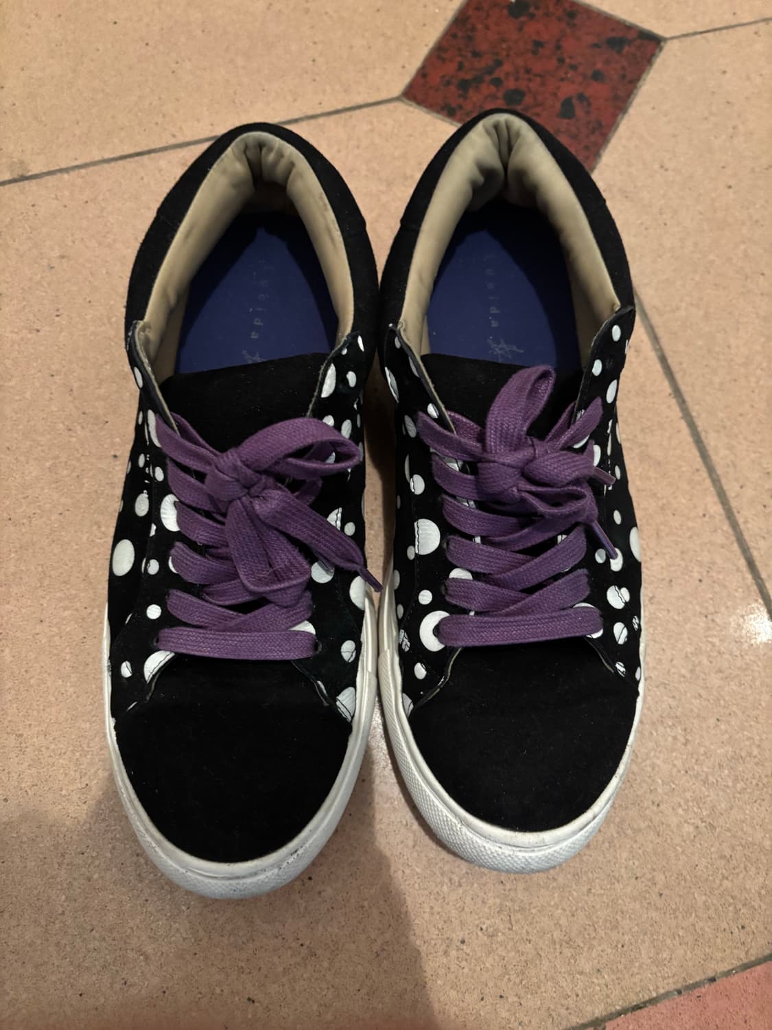 일본빈티지 도트 스니커즈 운동화 230 상품이미지1