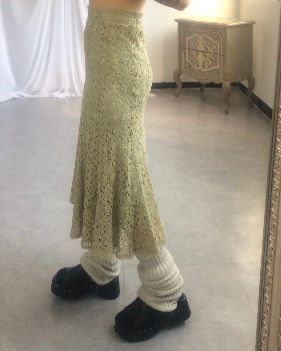 Crochet pattern long skirt 상품이미지7