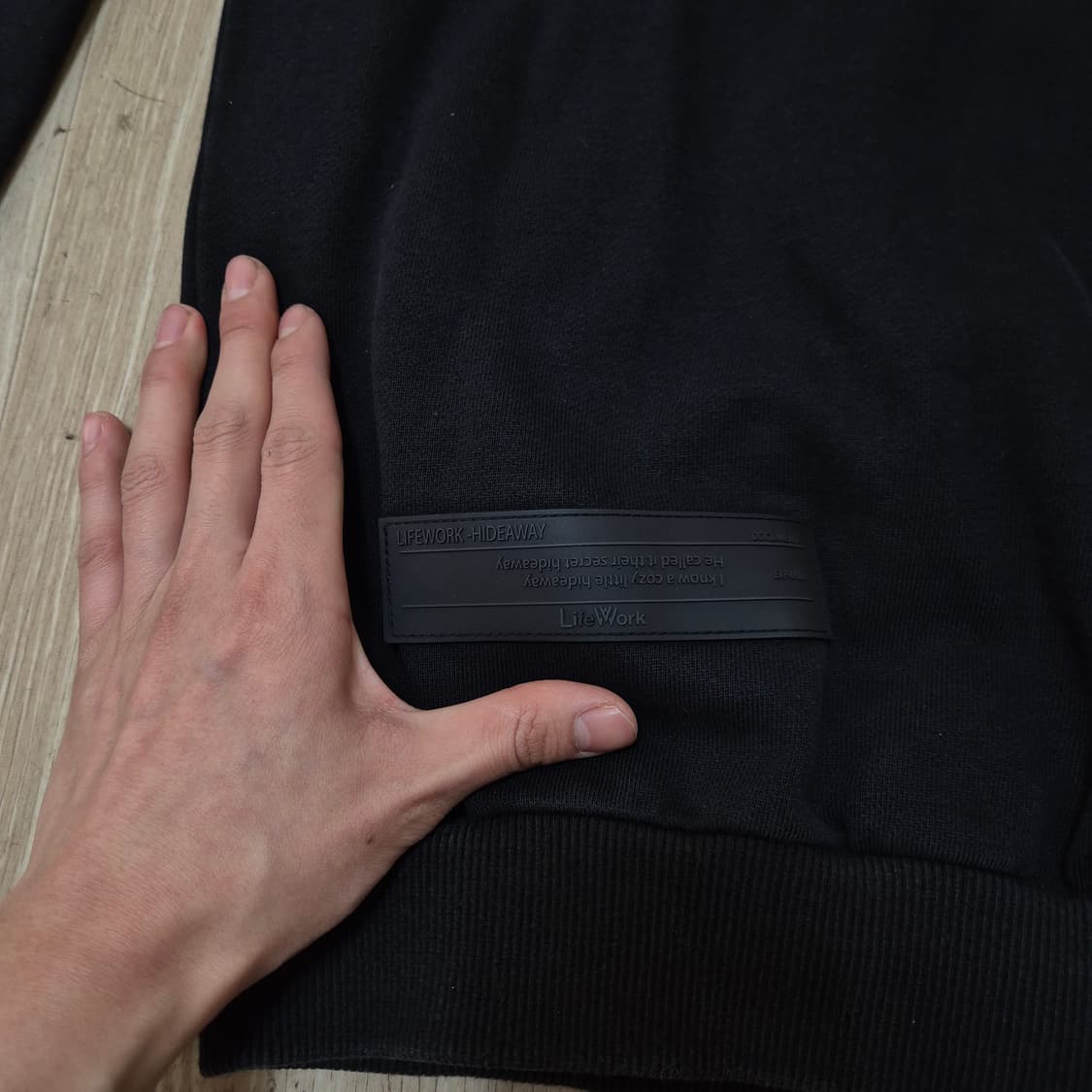 라이프워크 빅나염로고 코튼 오버핏 맨투맨 M(95) 상품이미지4