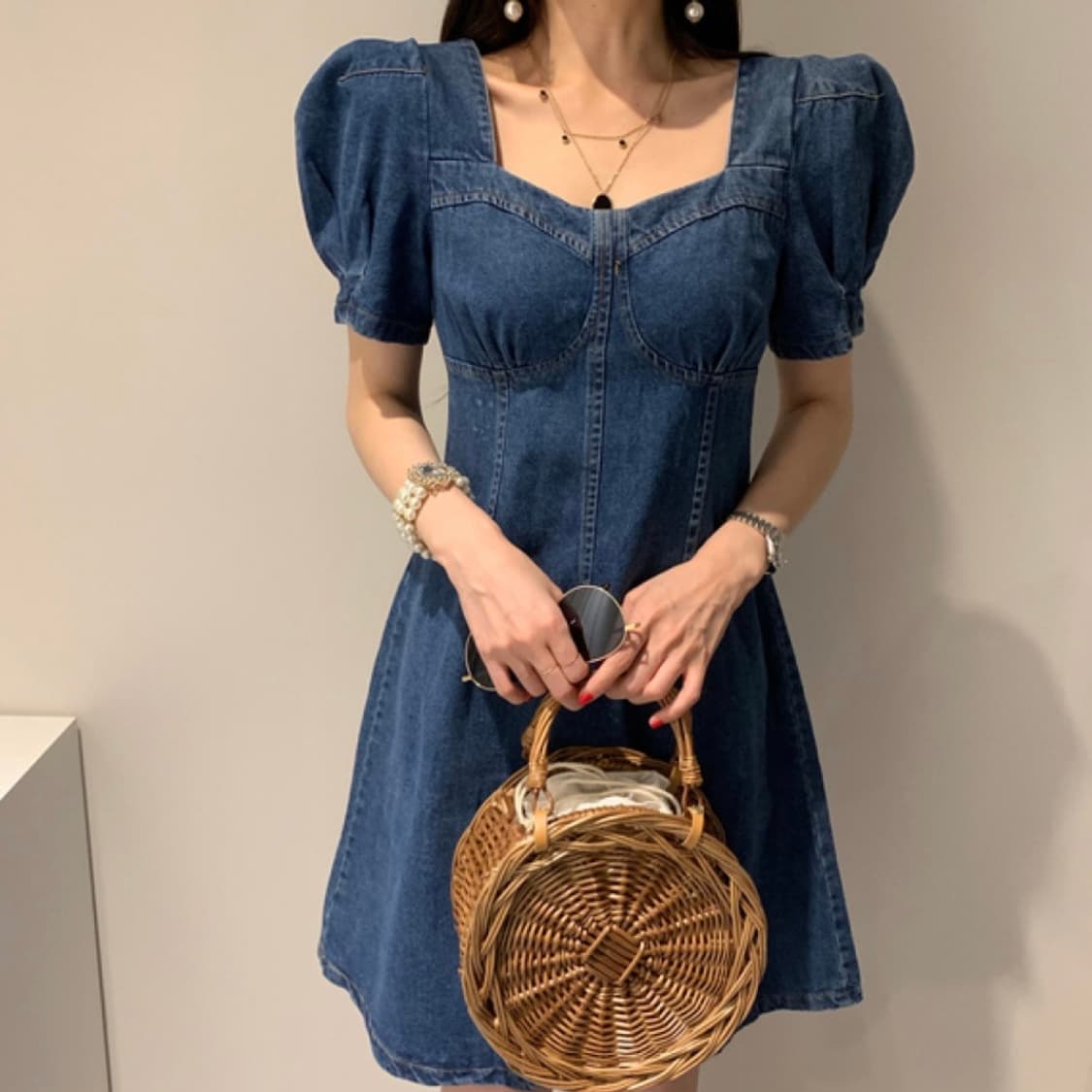 데님 원피스 상품이미지3
