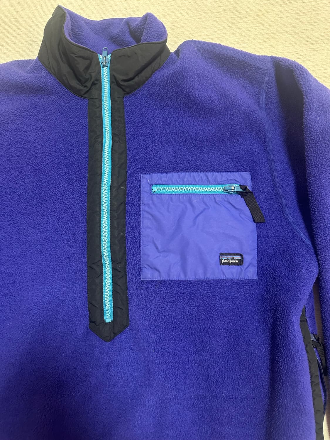 (M)80s 파타고니아 빈티지 하프집 플리스 헤비웨이트 상품이미지3