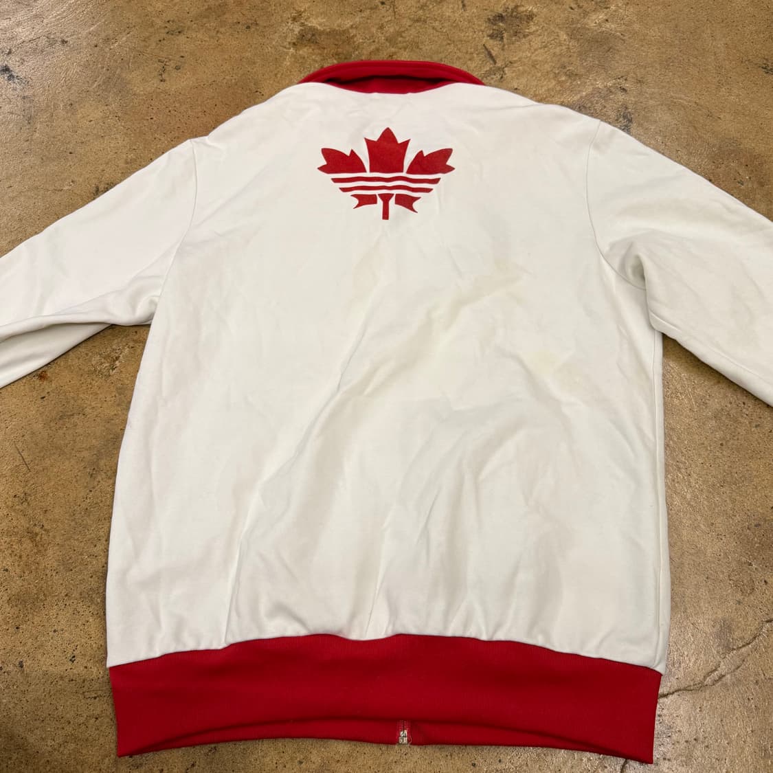 아디다스 캐나다 흰빨 화이트 레드 져지 트랙탑 110 상품이미지4