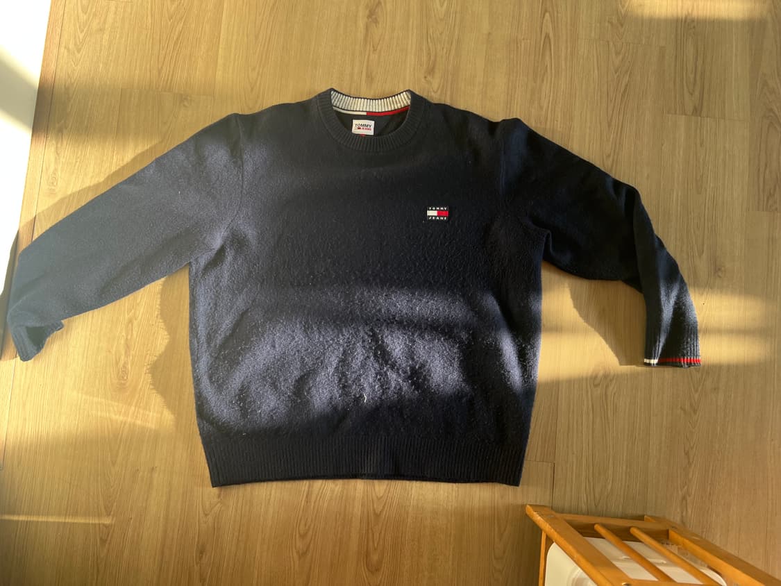 타미힐피거 맨투맨 니트 ( 네이비 / 3XL ) 상품이미지1