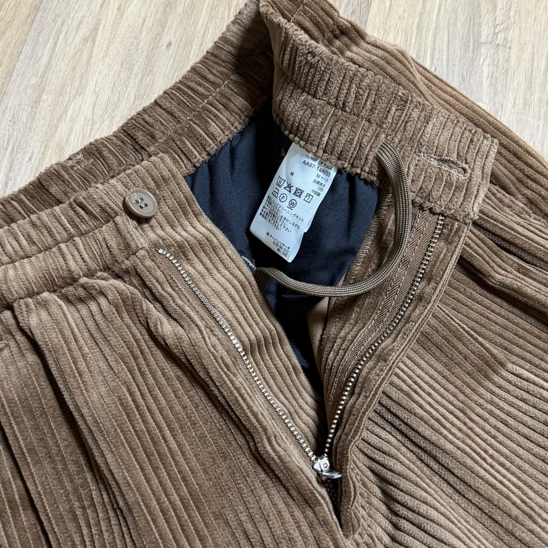 [URBAN RESURCH] 코듀로이 턱 테이퍼드 팬츠 상품이미지5