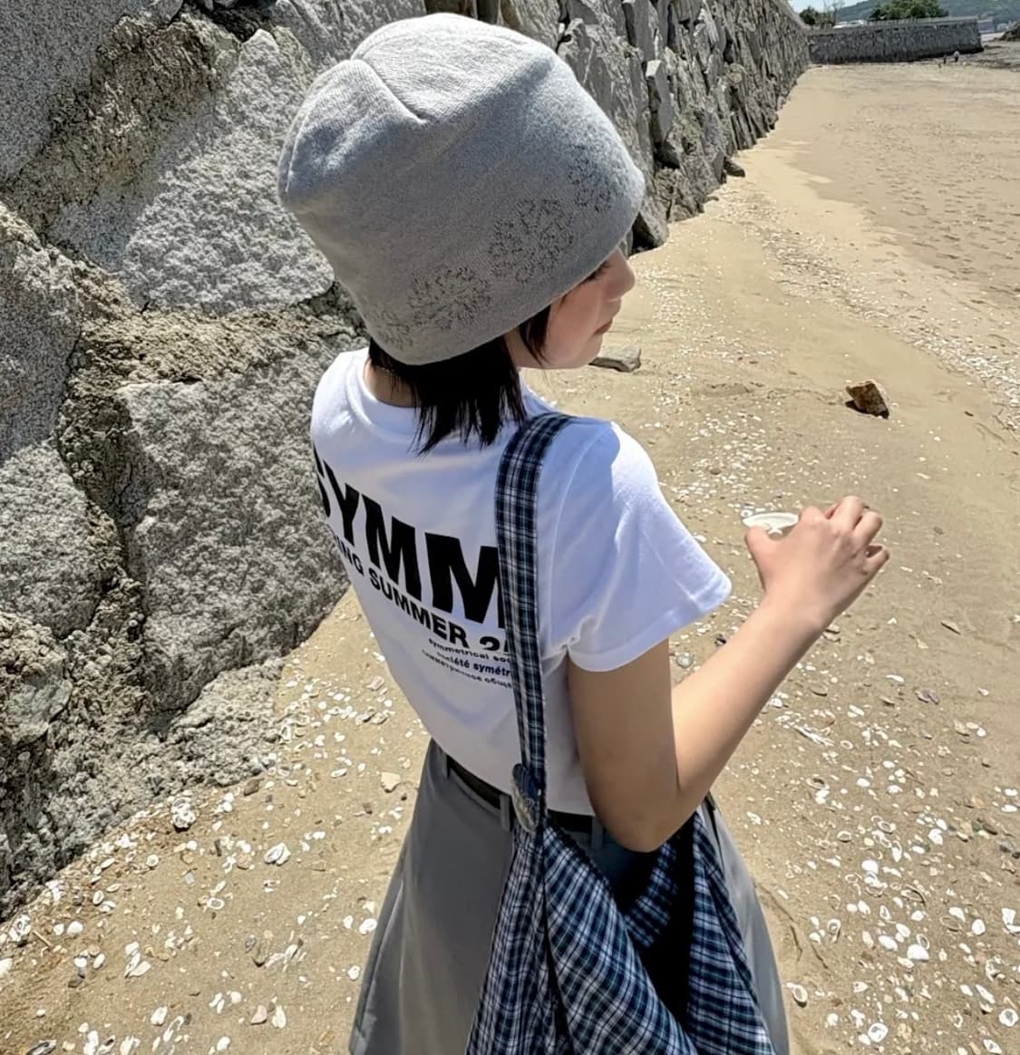 9999아카이브 Linking Flower 자가드 비니 상품이미지3