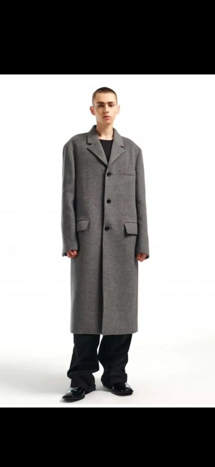 MNGU 체스터필드코트 L 그레이 상품이미지1