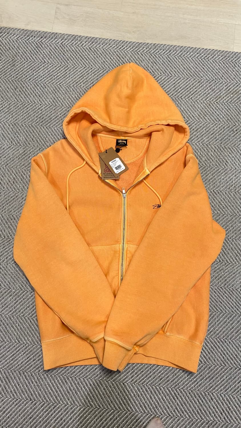 스투시 STUSSY SMOOTH STOCK PIG DYED ZIPHOOD 상품이미지3