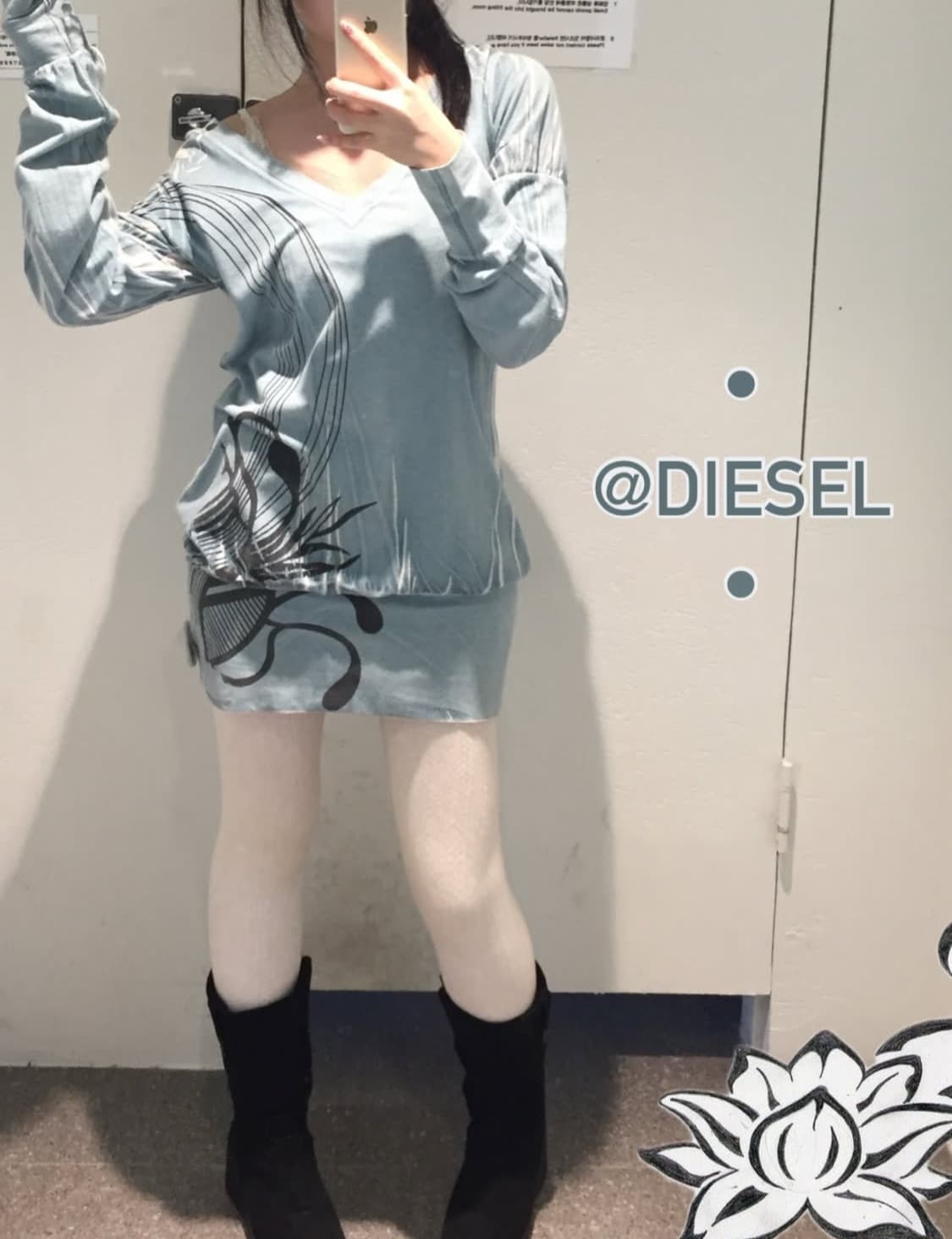 디젤 빈티지 오리엔탈 원피스 상품이미지2