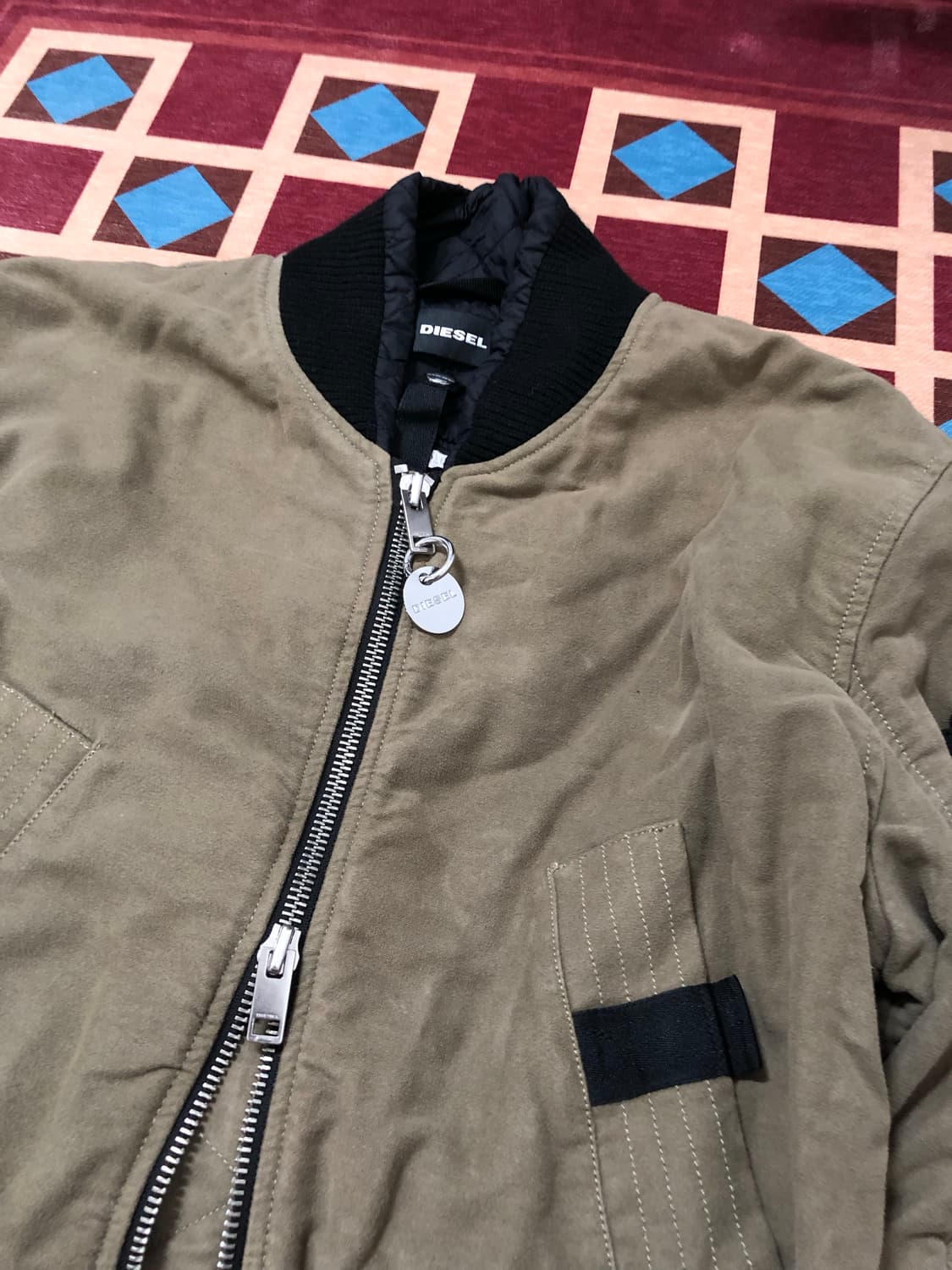 DIESEL CROP ZIPPER BOMBER 상품이미지3