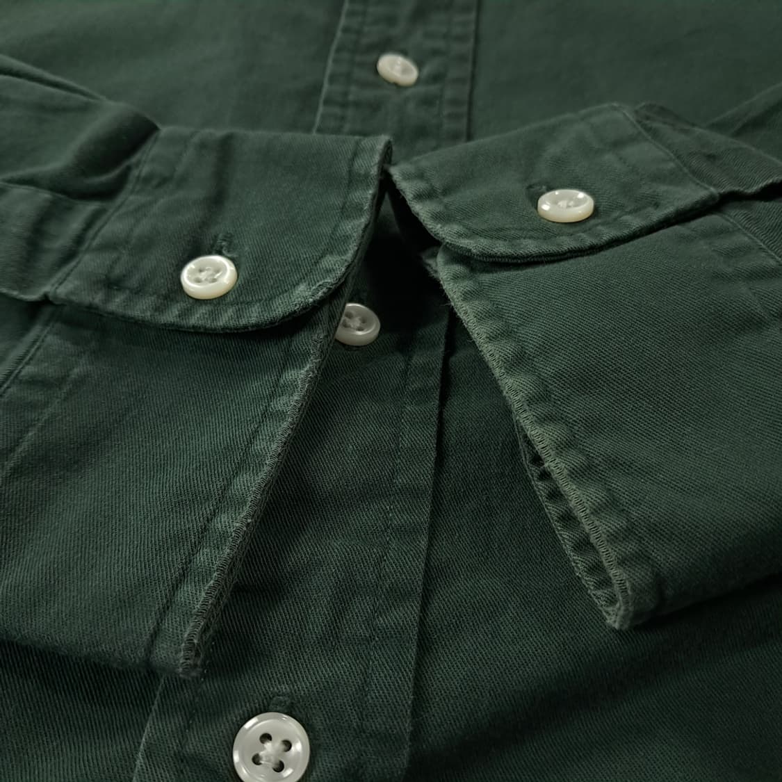 CK488 XL 폴로 90s 블레이크 다크그린 셔츠 남방 상품이미지5