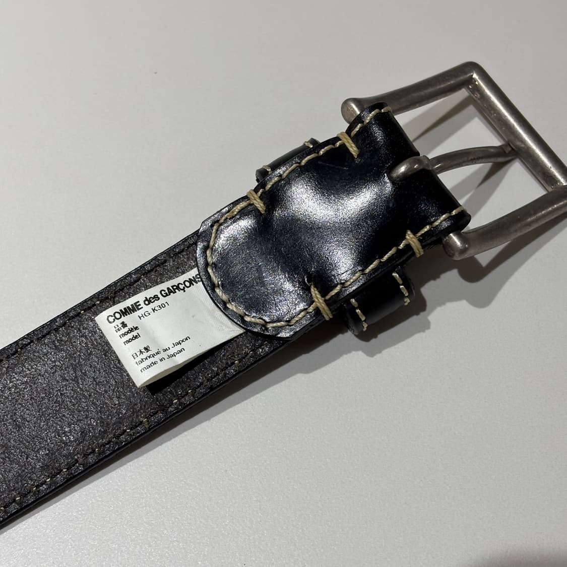 꼼데가르송 옴므 스티치 벨트 상품이미지4