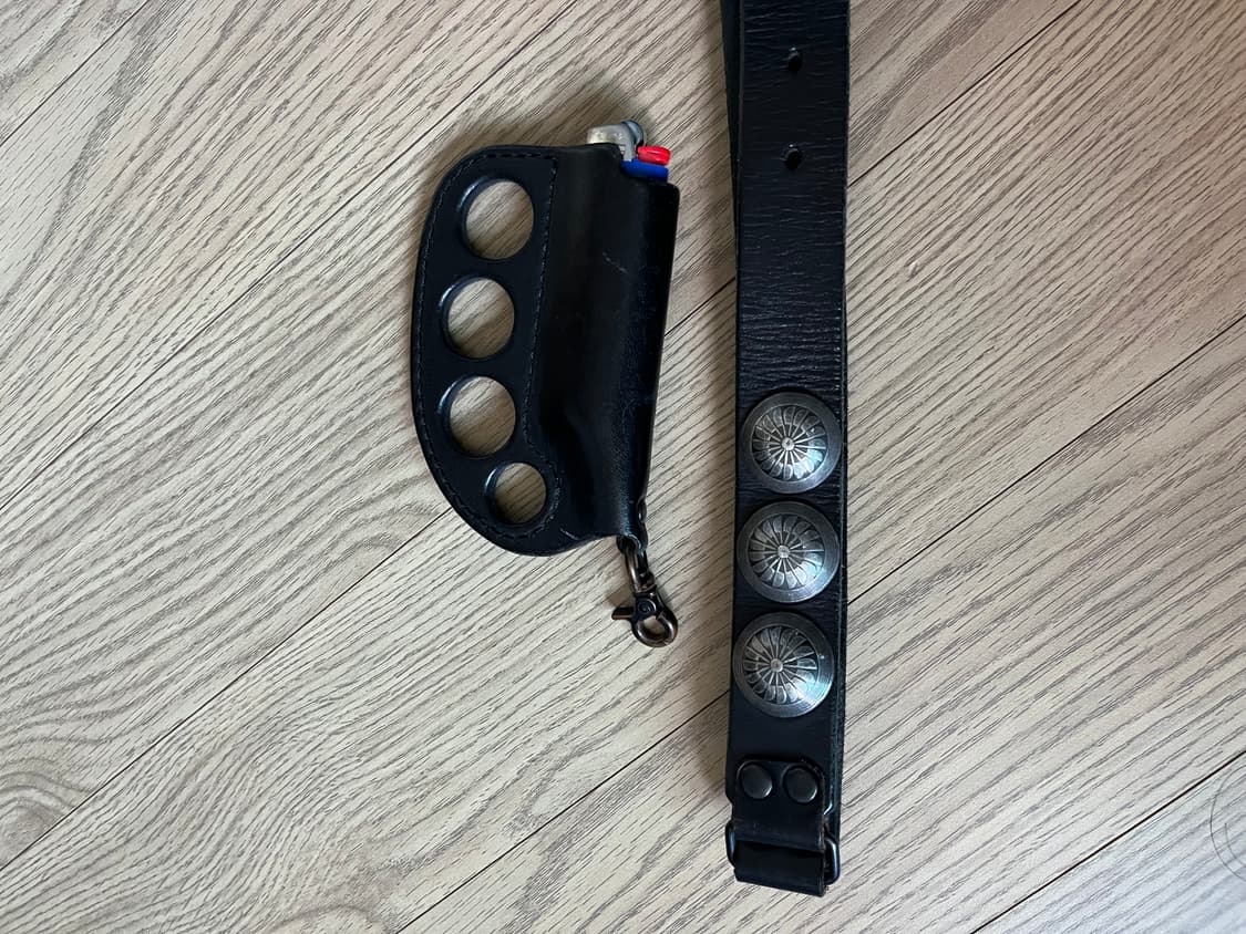 블랙민즈 벨트 + 라이터 상품이미지1
