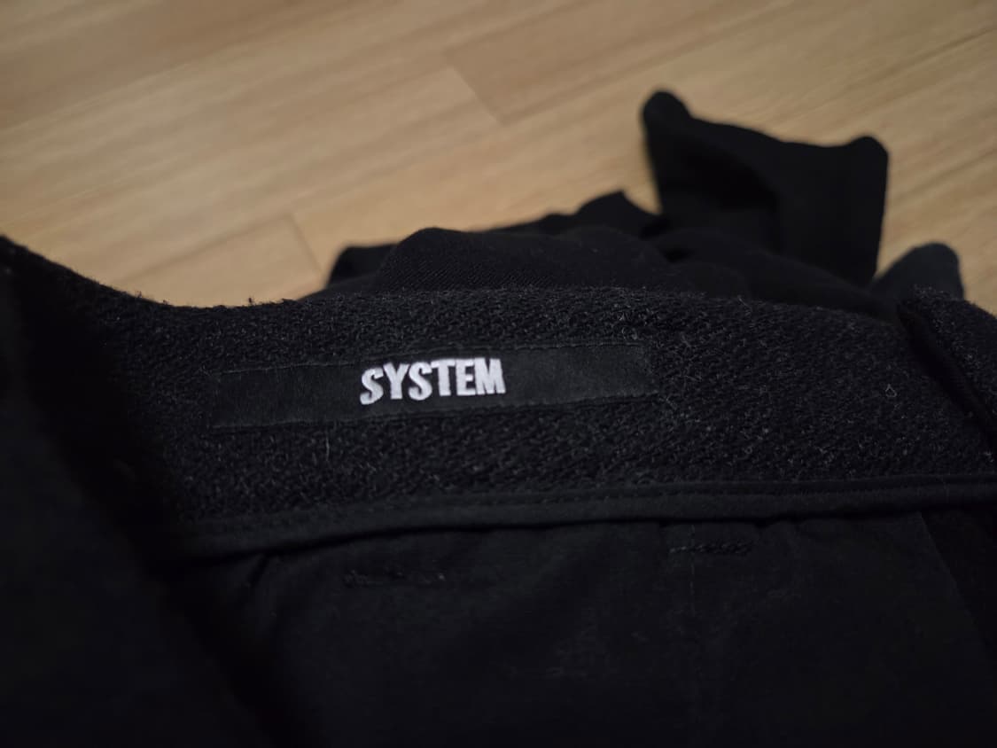 시스템 옴므  원턱 슬랙스 팬츠 상품이미지5