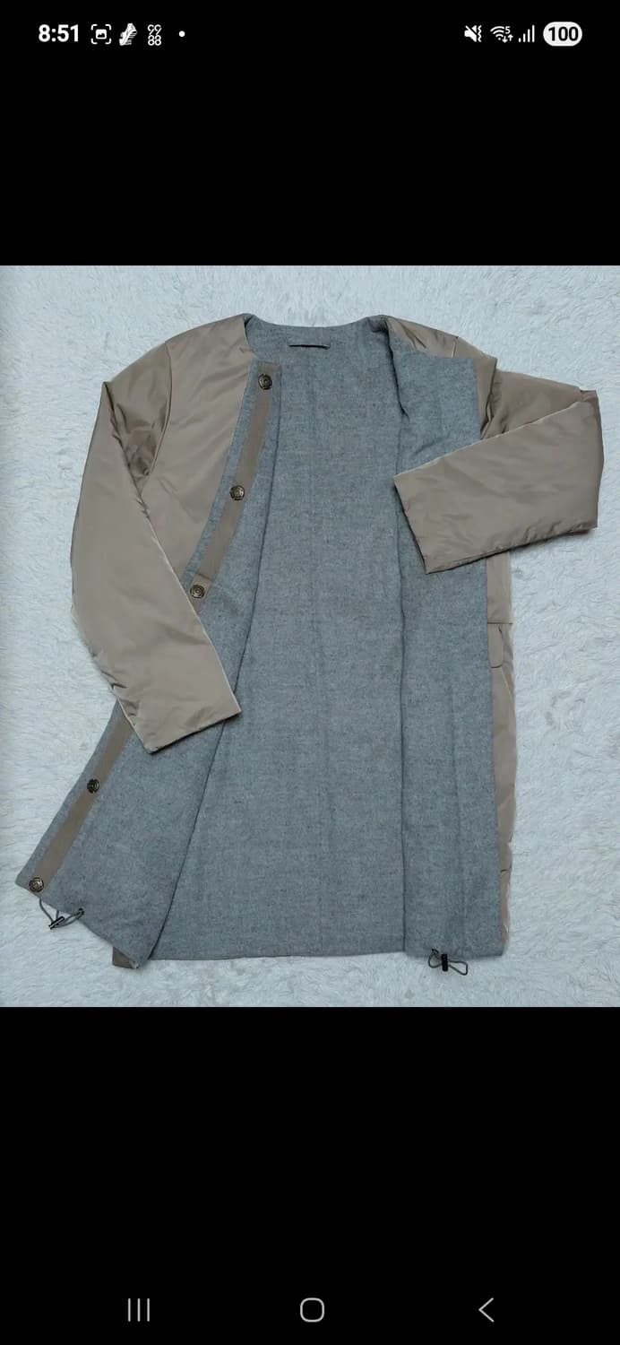 일본 Harriss Grace 리버시블 반코트 38 (55~66) 상품이미지2