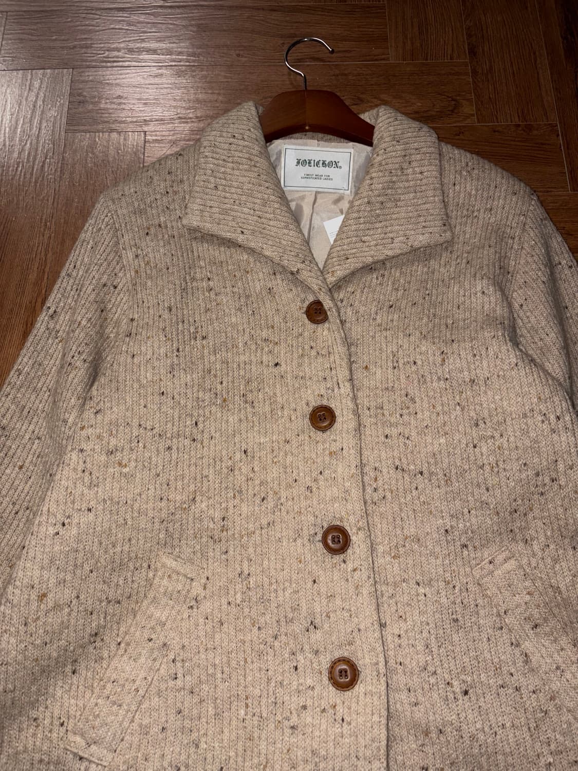 일본빈티지 디테일 니트 코트 상품이미지7