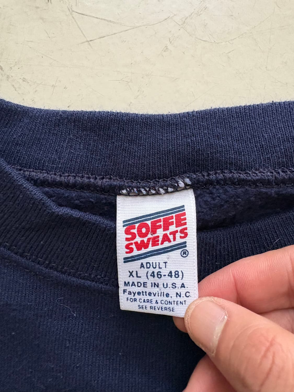90's Soffe USA raglan Sweatshirt. 상품이미지6