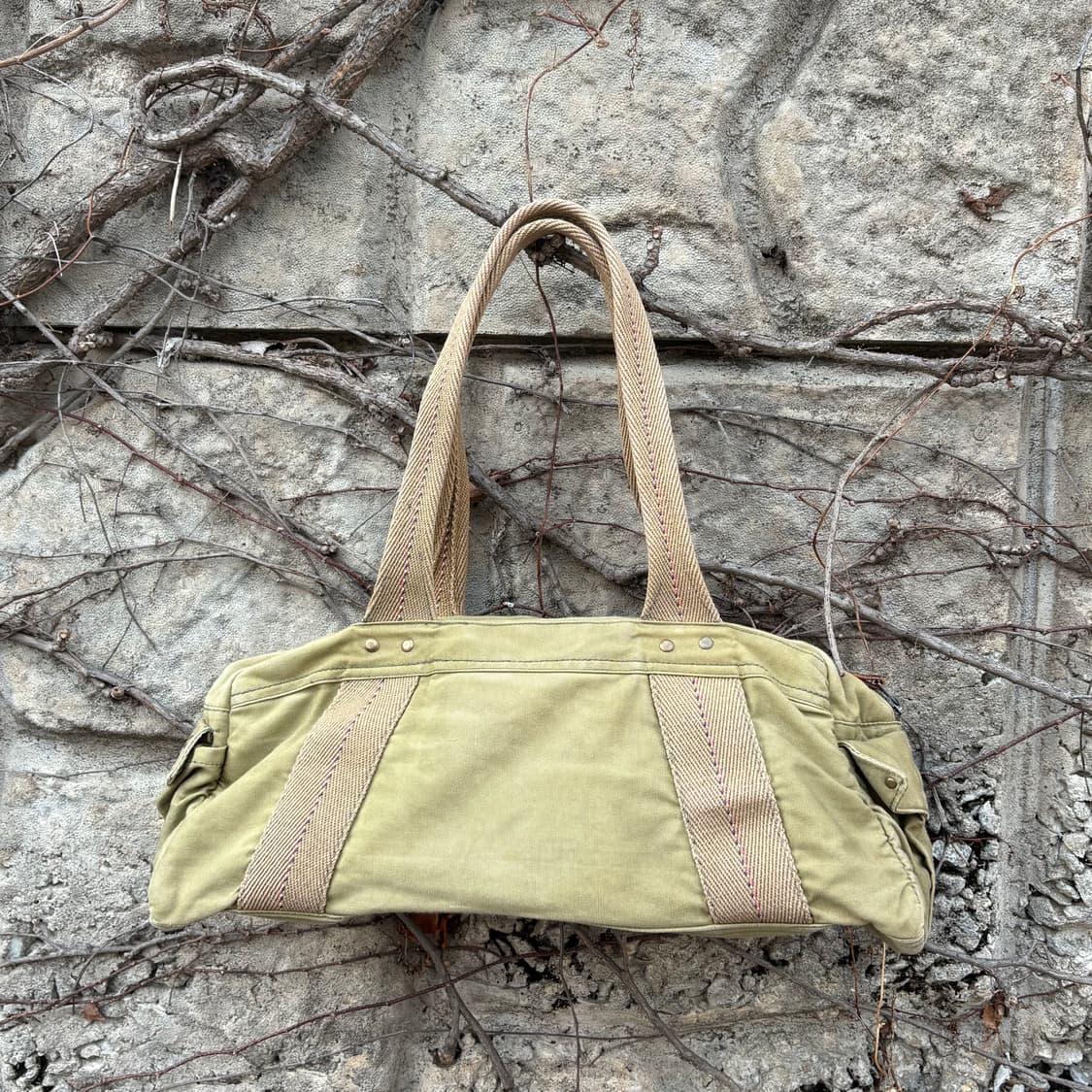 빈티지 y2k 모리  코튼 숄더백 상품이미지2