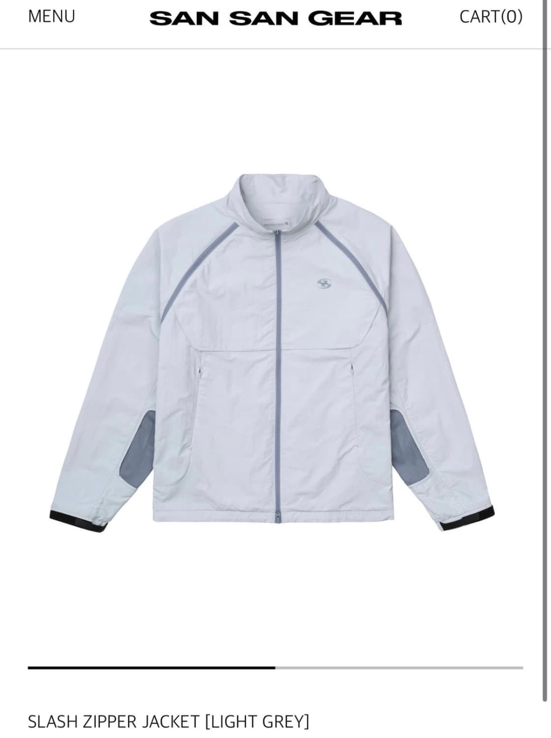 산산기어 slash zipper jacket 상품이미지1