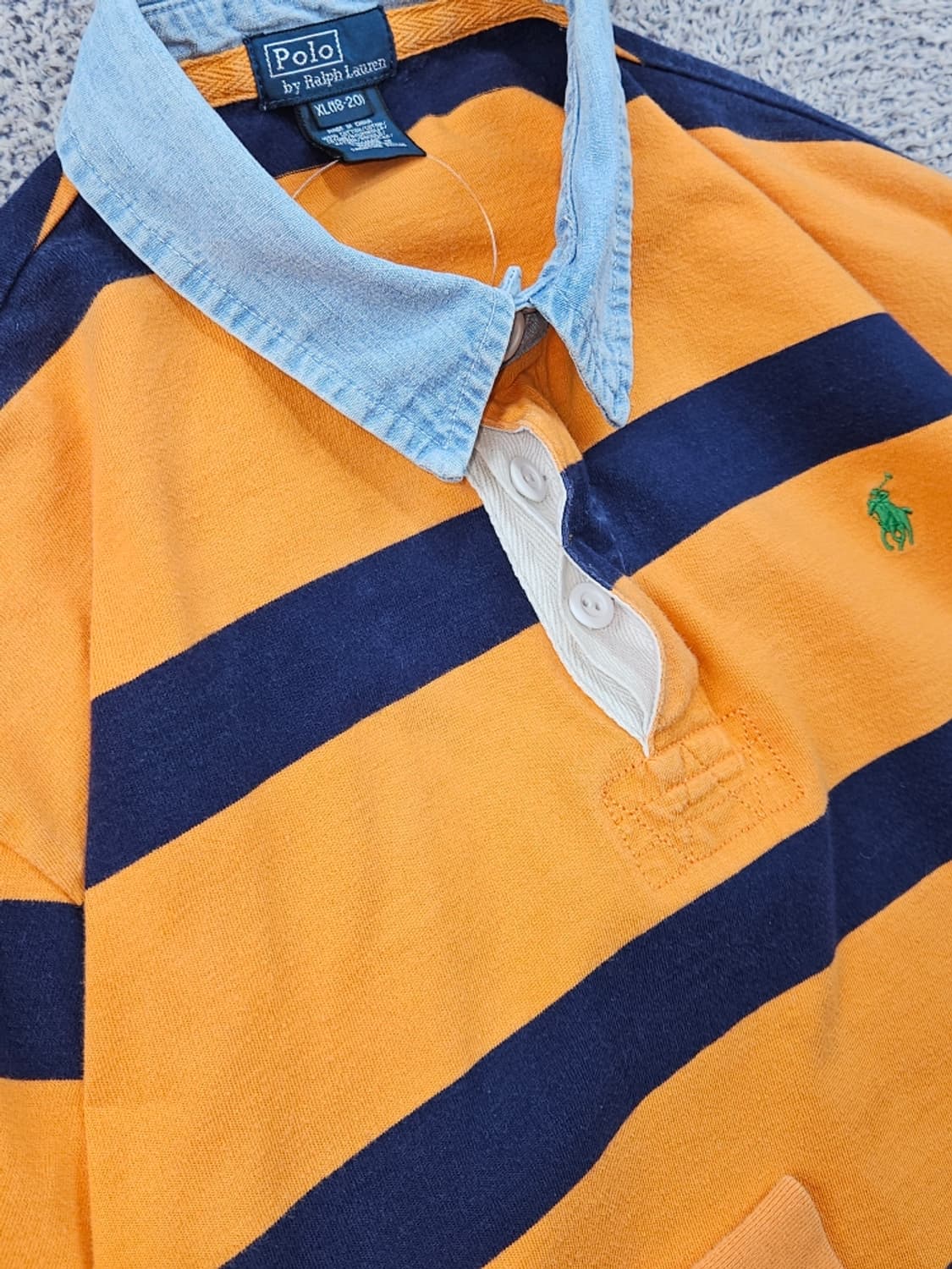 폴로랄프로렌 스트라이프 럭비 티셔츠 ( XL ) / 11662 상품이미지8