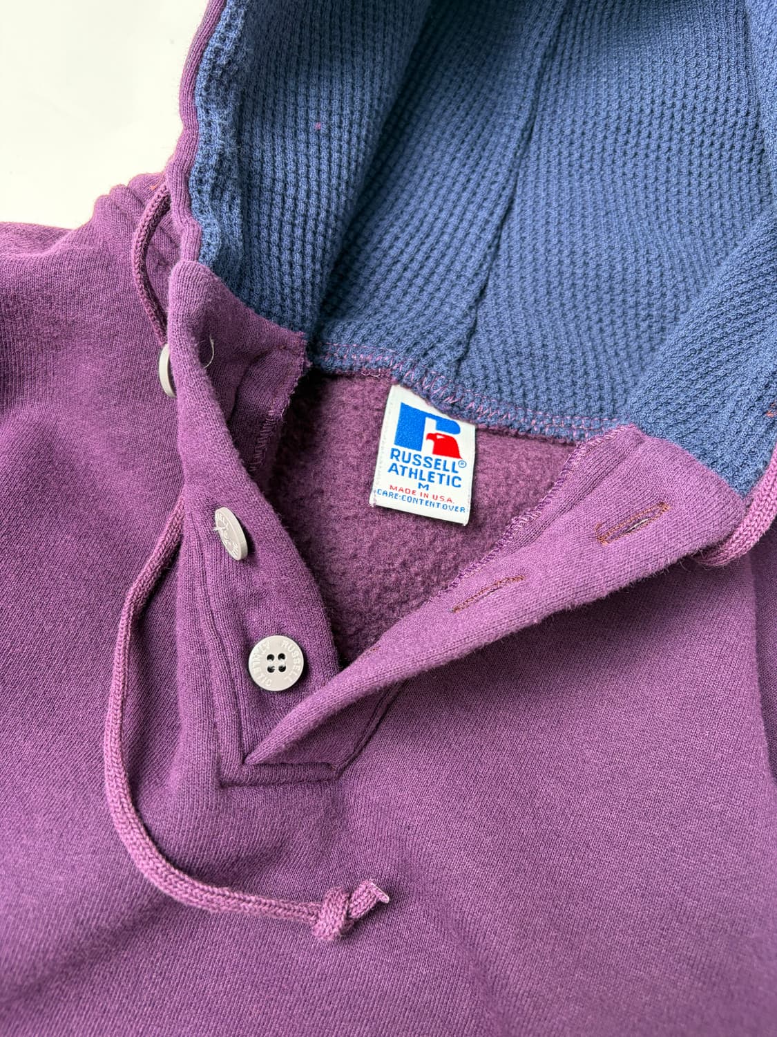 90s Russell Button Hoodie (purple) 상품이미지7