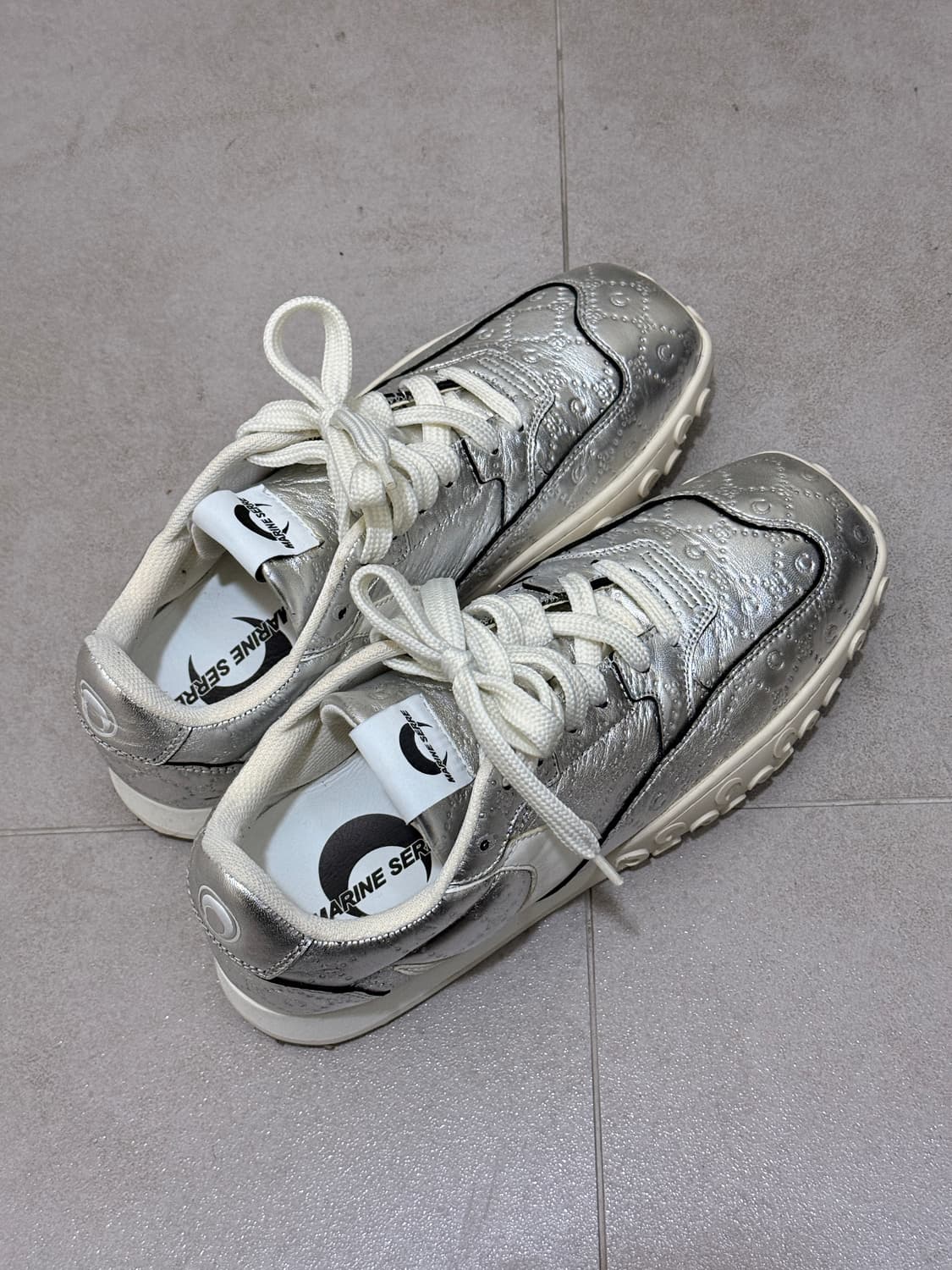 Marine Serre 마린세르 실버 스니커즈 41 상품이미지1