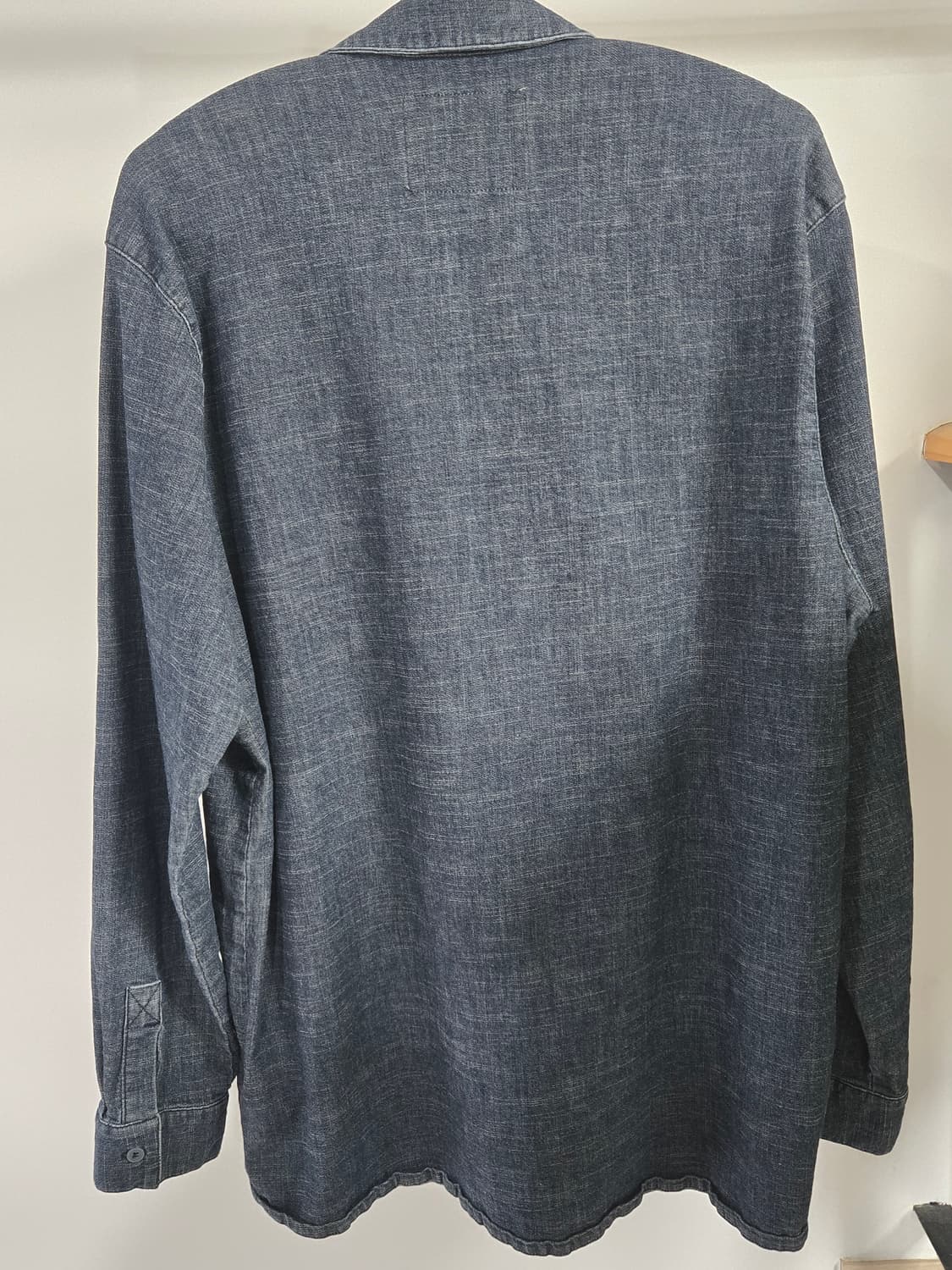 트루릴리전 자수 로고 데님 셔츠 상품이미지2