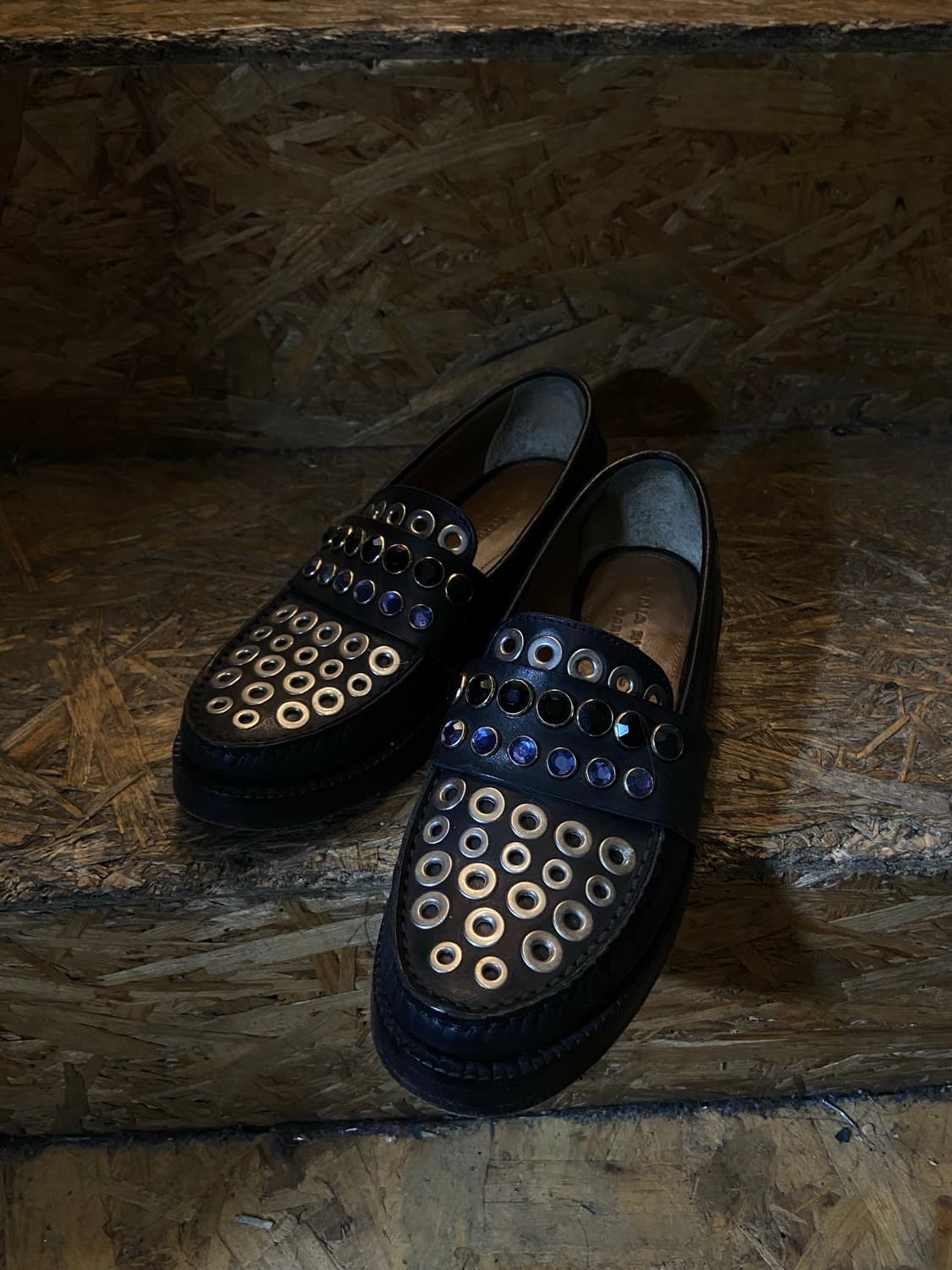 Sonia Rykiel 소니아 리키엘 아일렛 포인트 가죽 로퍼  상품이미지2