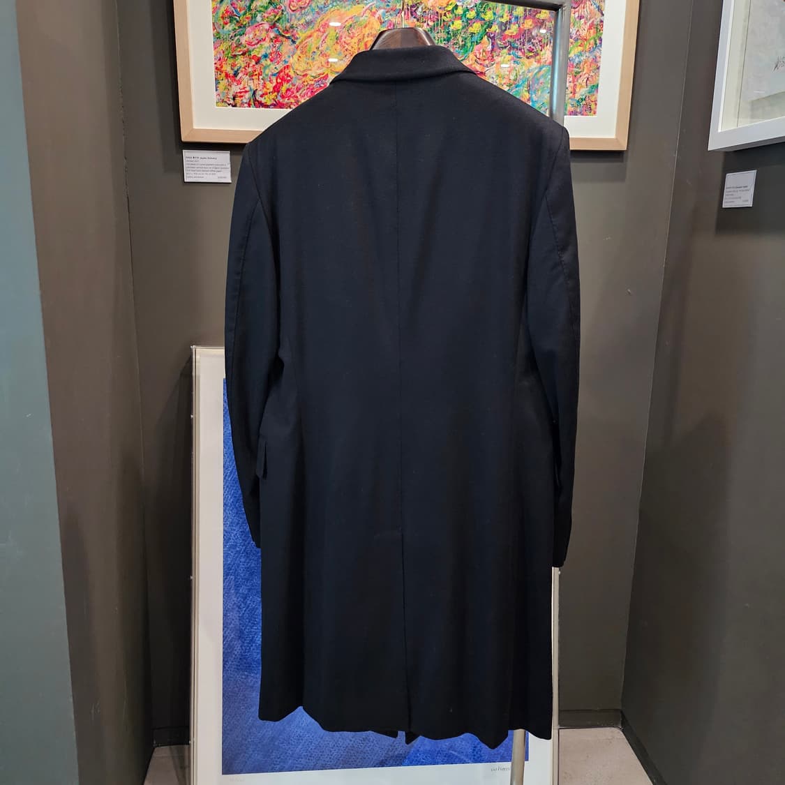 톰포드 캐시미어 100% 블랙 신상 롱 코트 상품이미지3