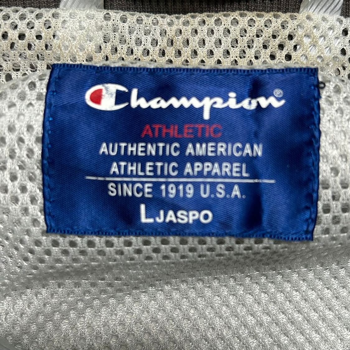 챔피온 올드스쿨 바람막이 트레이닝 세트 실버-블랙 L 상품이미지5