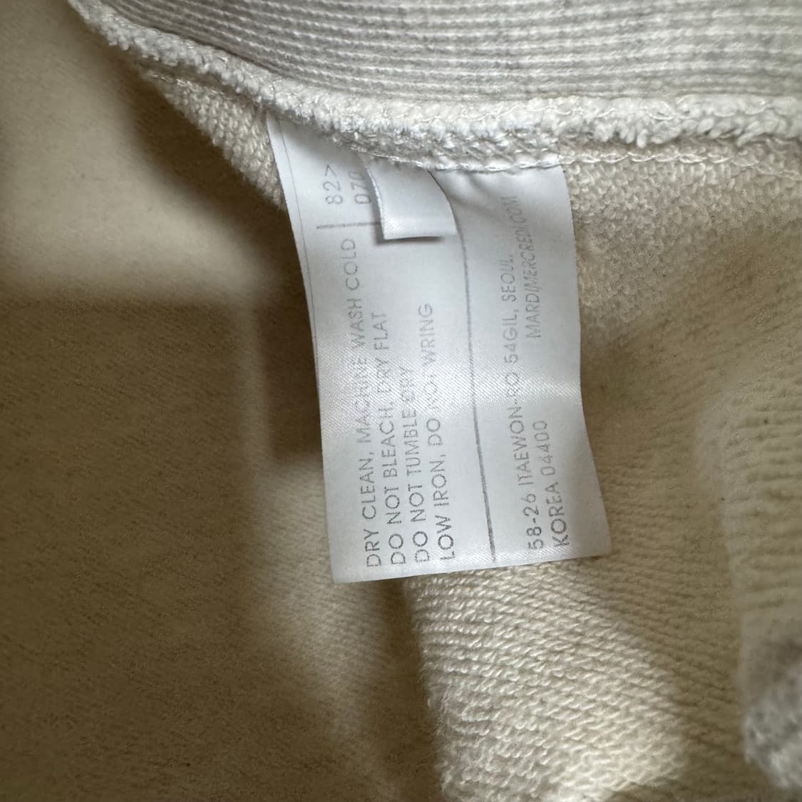 마르디메크르디 플라워 맨투맨 상품이미지4