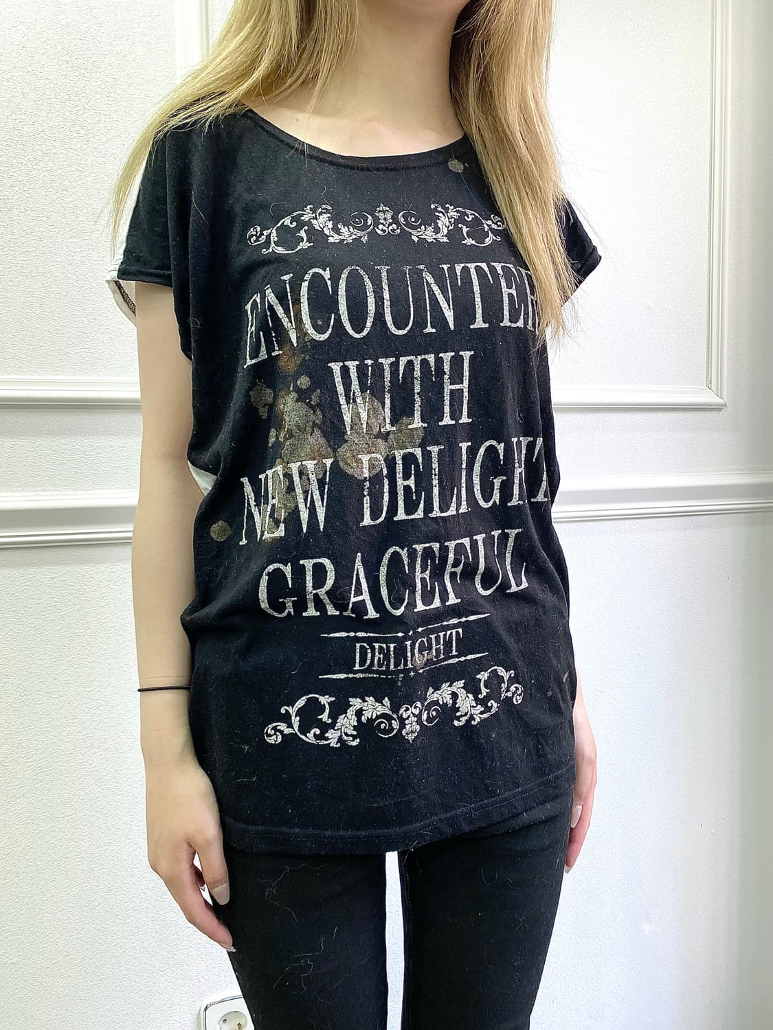 Grunge Y2K Mood Tee 상품이미지1