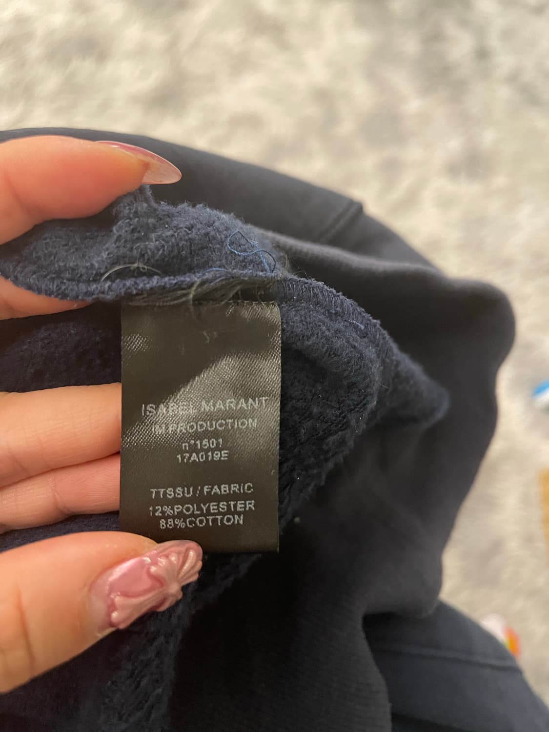 이자벨마랑 에뚜왈 컬러블록 후드 아노락 상품이미지4