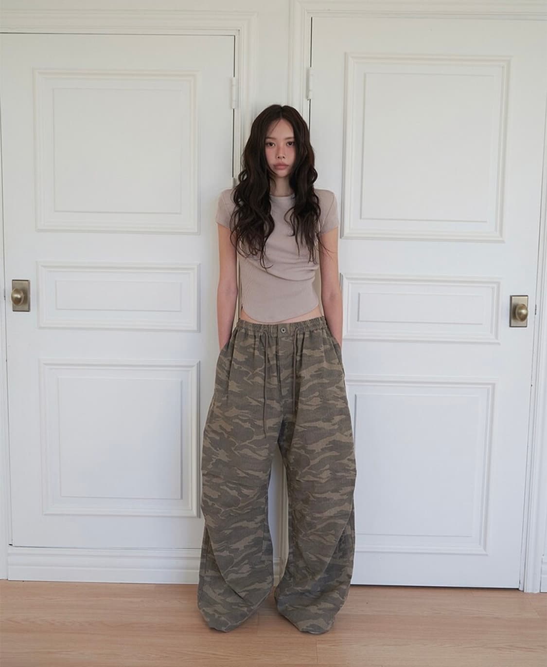 랑거 카모팬츠 rivet point wide banding 상품이미지3