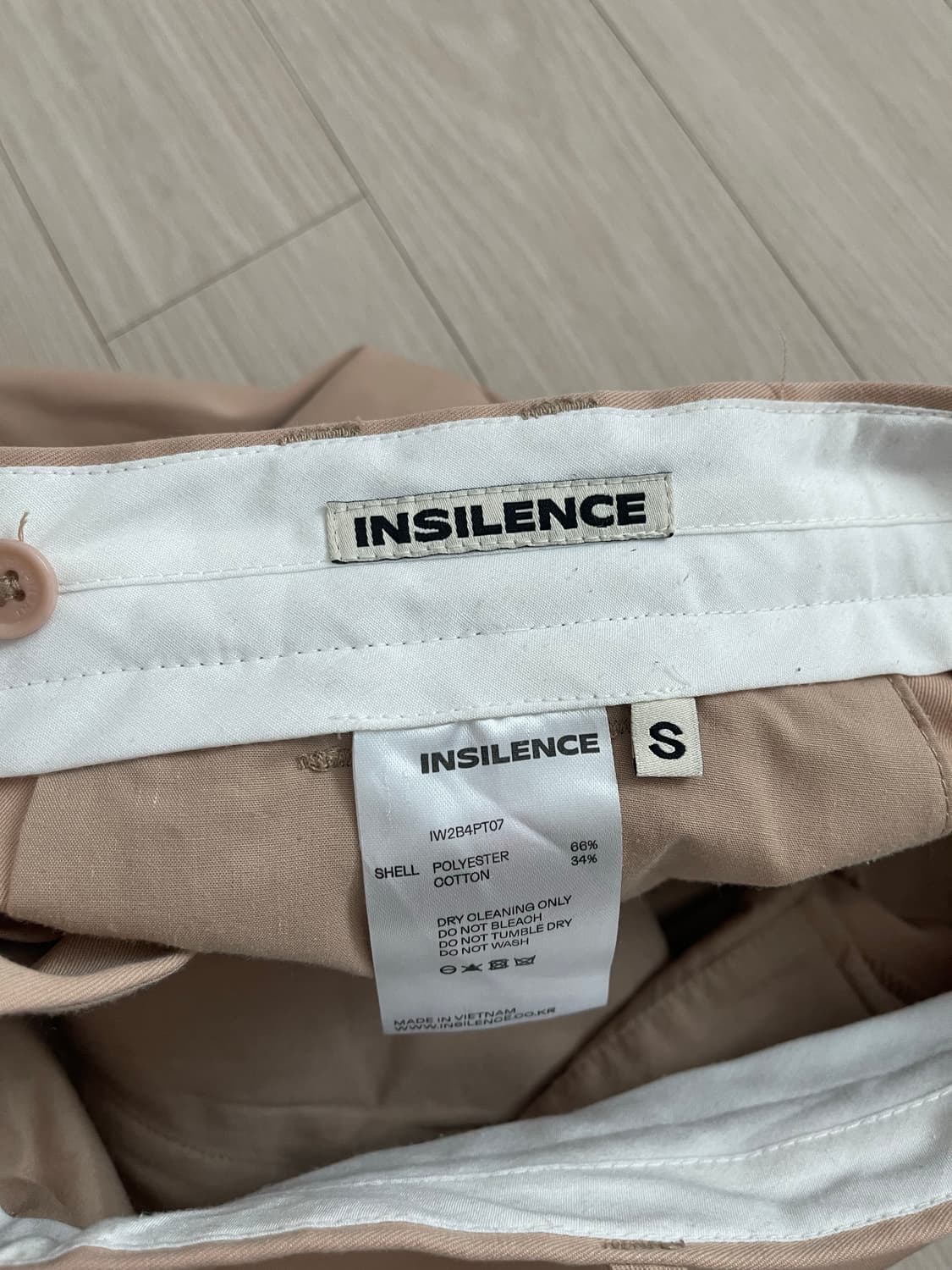 인사일런스 코튼 와이드팬츠 상품이미지3