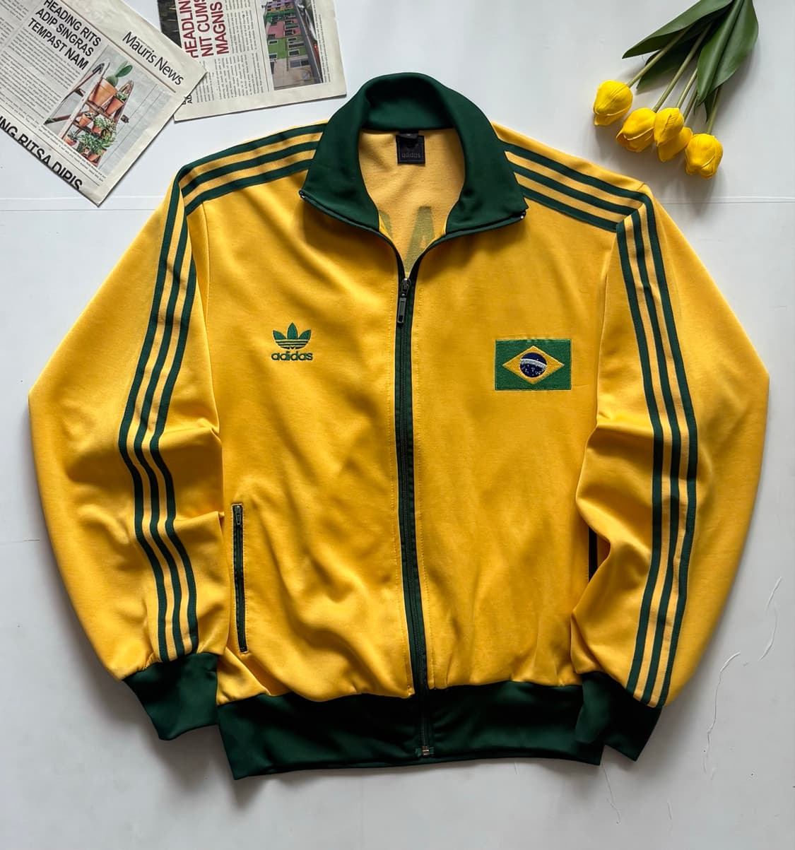 adidas 아디다스 빈티지 브라질 국가대표 트랙탑 져지  상품이미지3