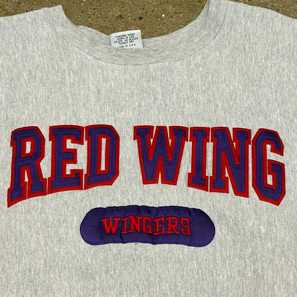 새상품급 90s Made in USA 빈티지 레드윙 리버스위브 맨투맨 상품이미지4