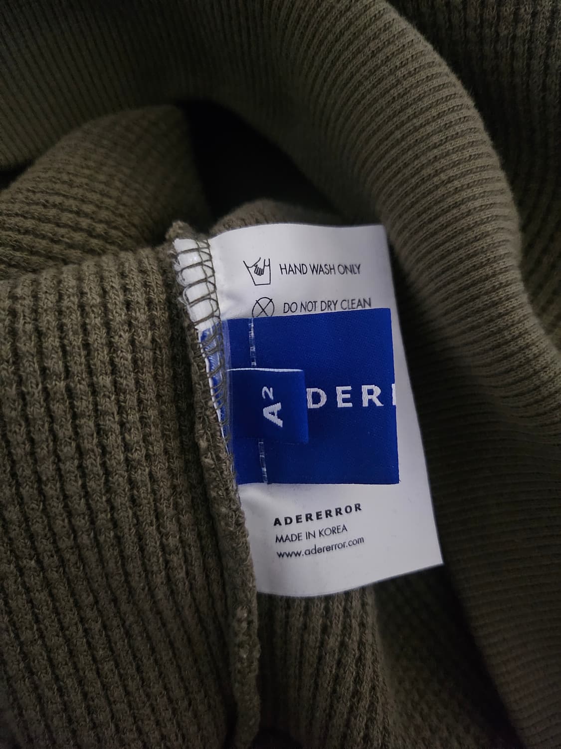 [거의 새것] 아더에러 스페릭 로고 니트 후드 티셔츠 A2 상품이미지4