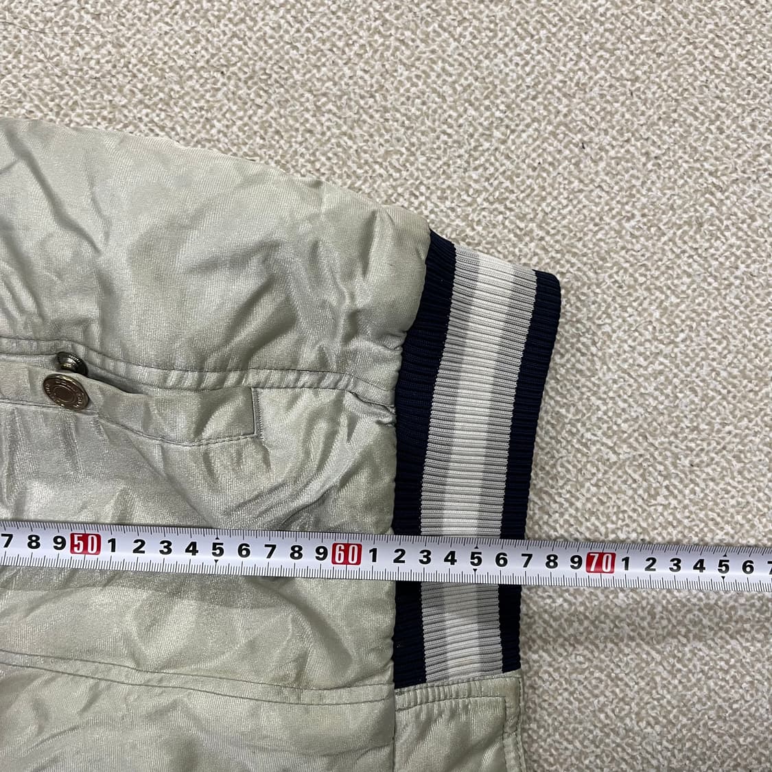 [XL] 후부 새틴 누빔 바시티 항공점퍼 자켓 0120M1 상품이미지6