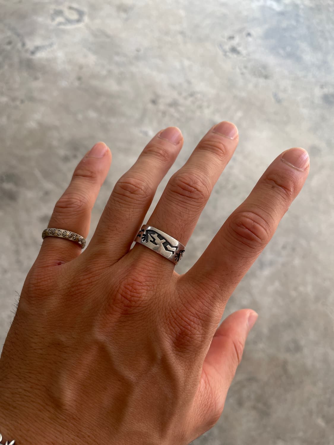 Vintage 925 Silver Kokopelli Ring   상품이미지6