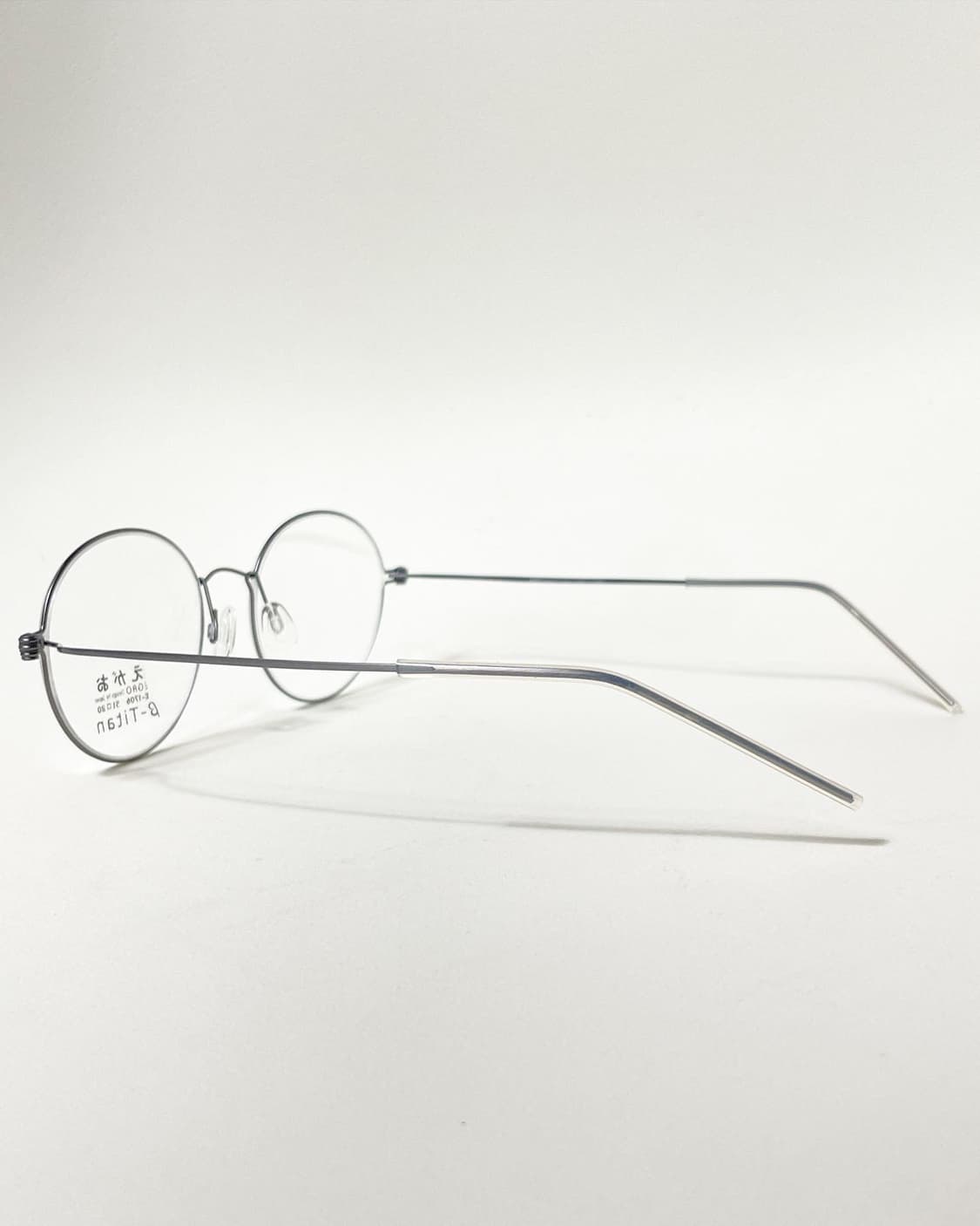 Egao B-Titan 티타늄 라운드 빈티지 안경 상품이미지4