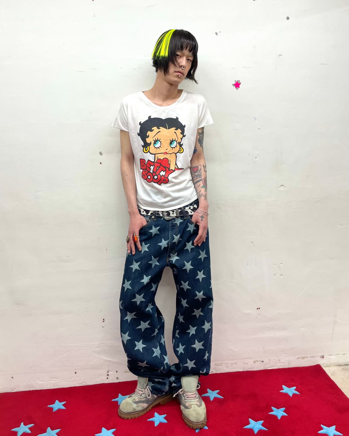 Betty Boop Sleeveless T-shirt  상품이미지4