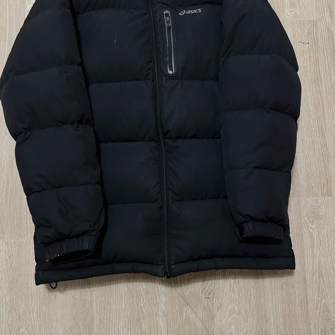 아식스 남성 덕다운 후드 패딩 S/90 상품이미지3